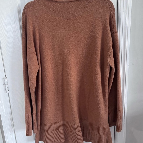 Moth Sweaters - Moth Saskia Mock neck Womens Sweater soft cozy longline minimalist Anthropologie
